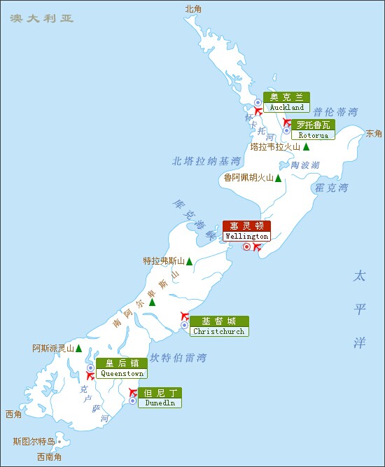 新西兰的位置在哪里,新西兰与澳大利亚哪个好玩
